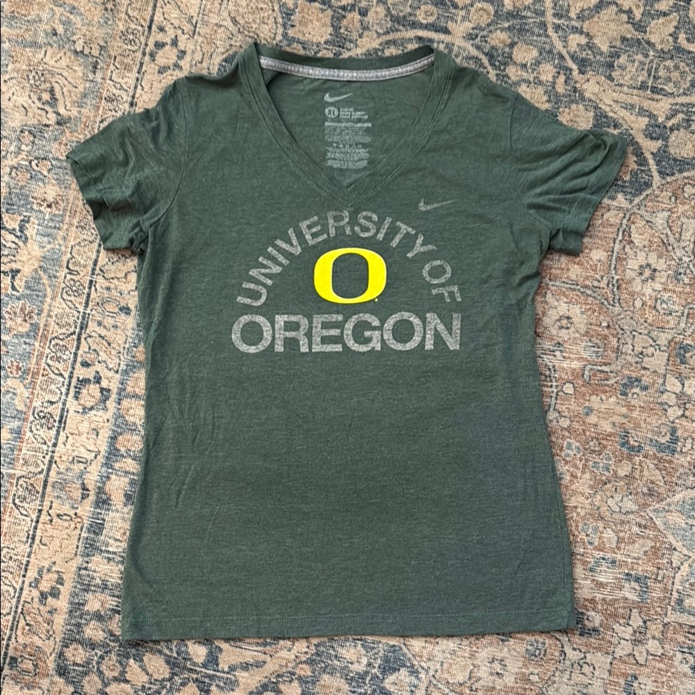 Nike Oregon Green Tee with Yellow Logo